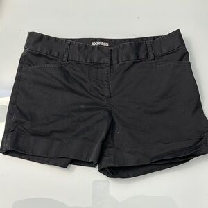 Express Black Shorts
